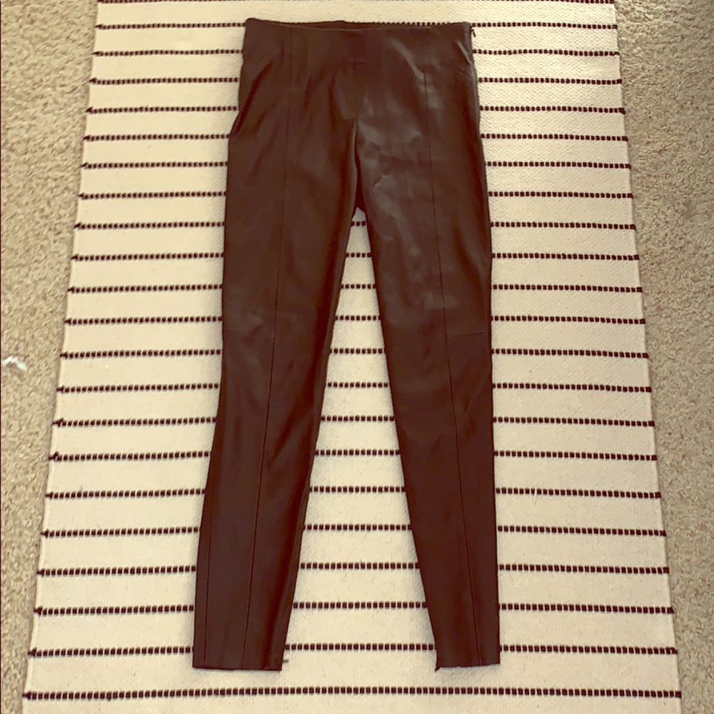 Zara faux leather pants.